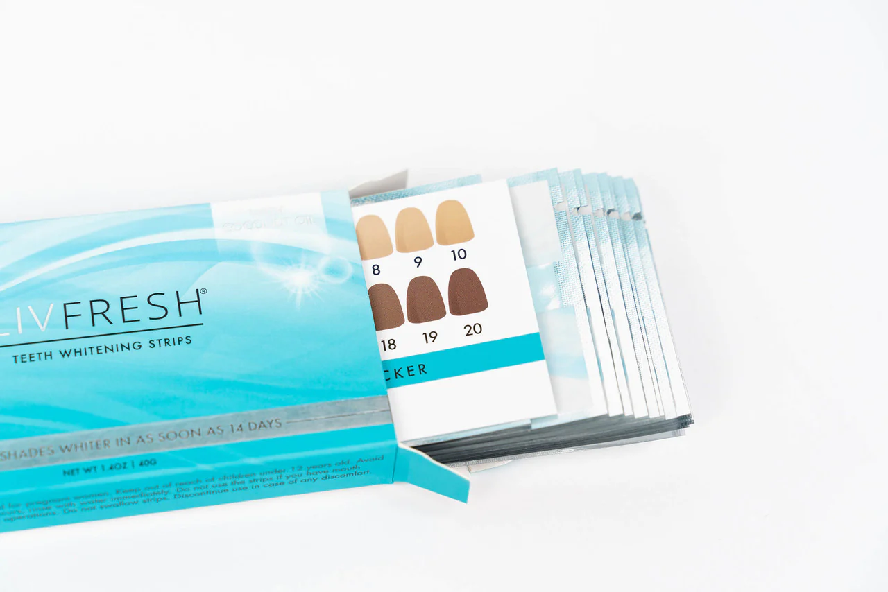 LIVFRESH Coconut Whitening Strips - 5 Pack - Image 3